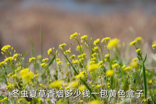 冬虫夏草香烟价格及品牌简介，你了解多少？